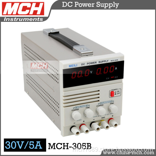150W 30V 5A Continuously Variable 5V2a Fixed Output Single Output Digital Linear DC Power Supply, Digital DC Power Supply with CE & R